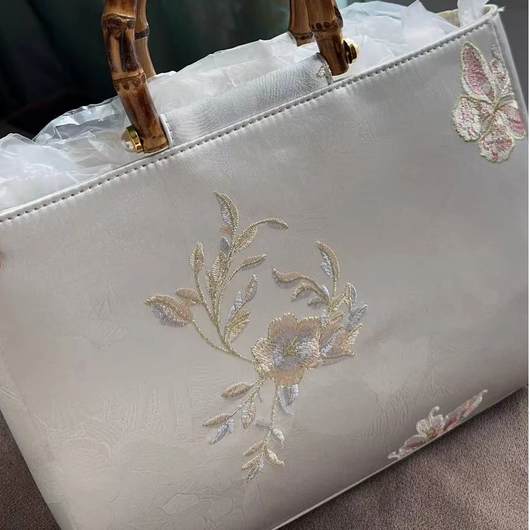 画报夫人原创自制新中式国风大包手提新款大包