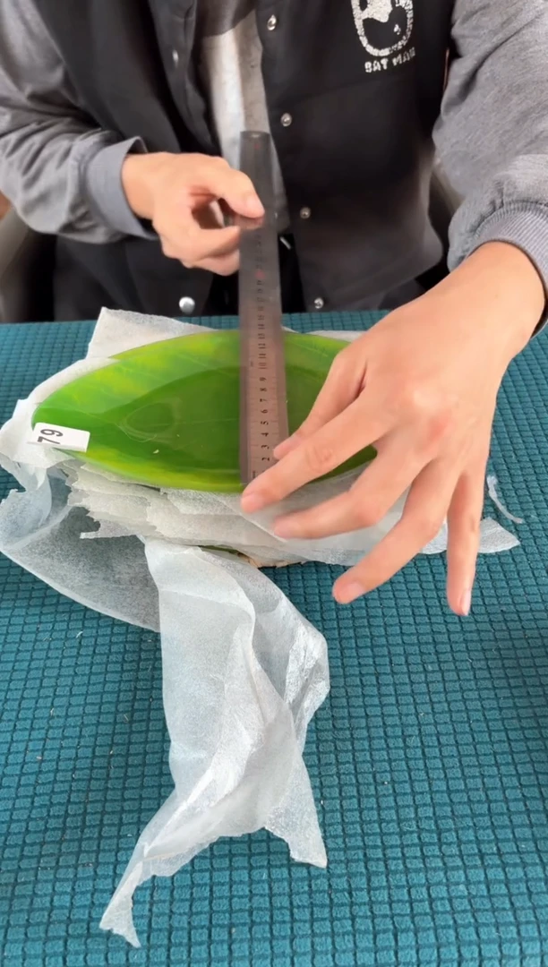 进口食品级钢化玻璃079微瑕2个小树叶盘