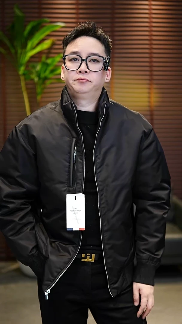 52码（145-160斤）鹅绒真皮拼接夹克