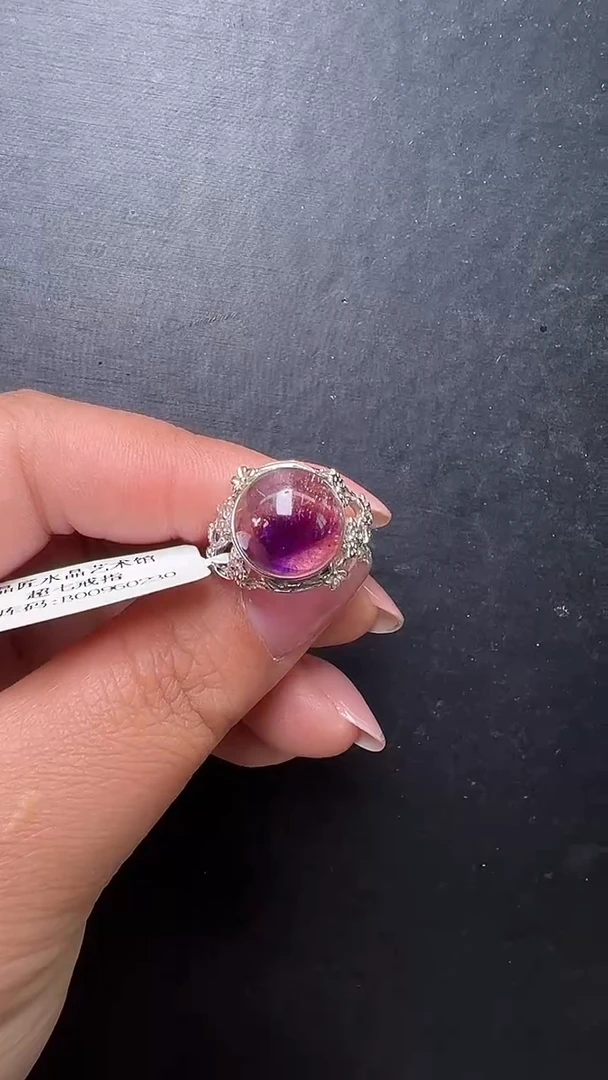 未镶嵌戒指水晶超七戒指 JP57737