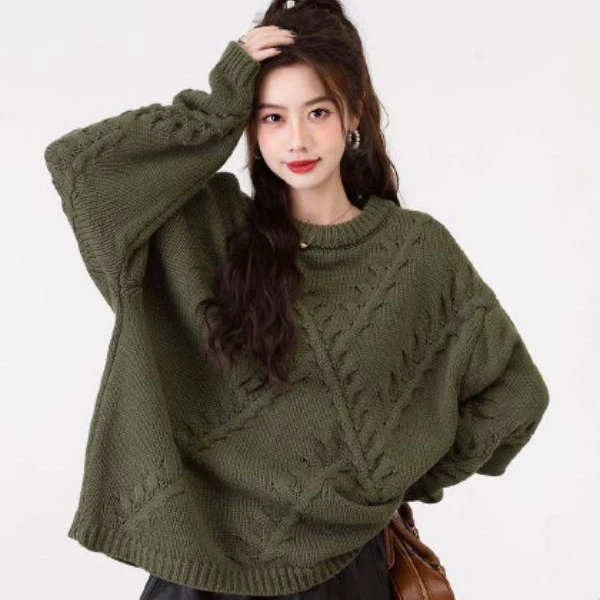 A750宽松韩版常规款毛衣ZD03070GR309