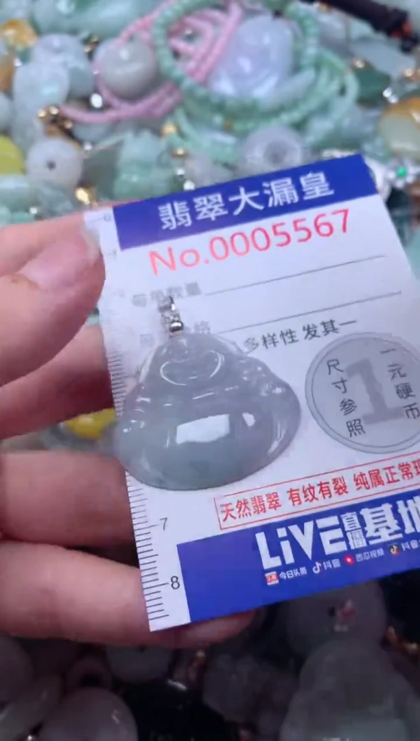 翡翠未镶嵌吊坠(不含链)5567