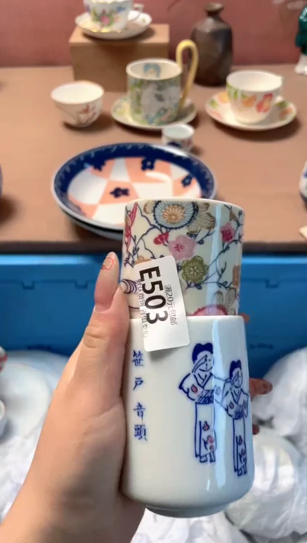 瓷片孟*瓷器瓷器E503