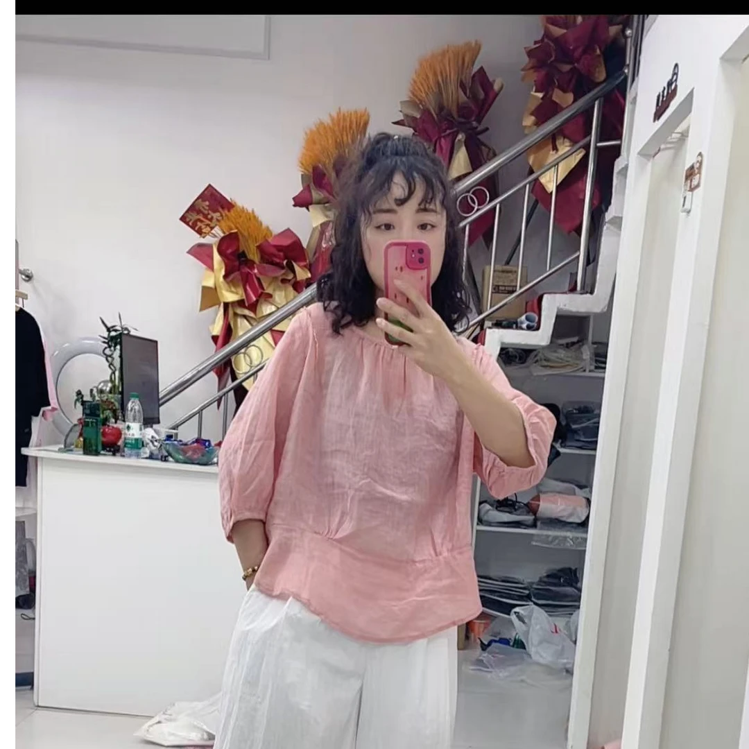 欧版58120时尚休闲短袖T-82345夏季宽松薄款