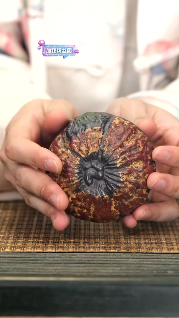 【闪购商品】紫砂茶壶9七彩南瓜杯