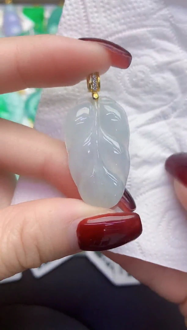 颈饰未镶嵌翡翠缅甸天然翡翠A货