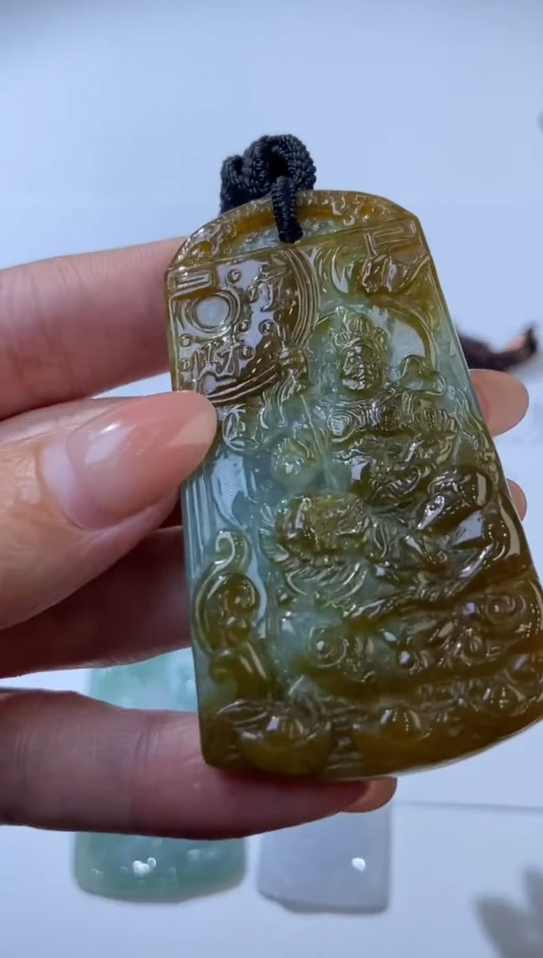 未镶嵌挂件翡翠300862  多人