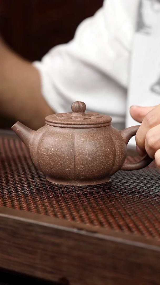 茶壶紫砂岩中泥六拼灯笼