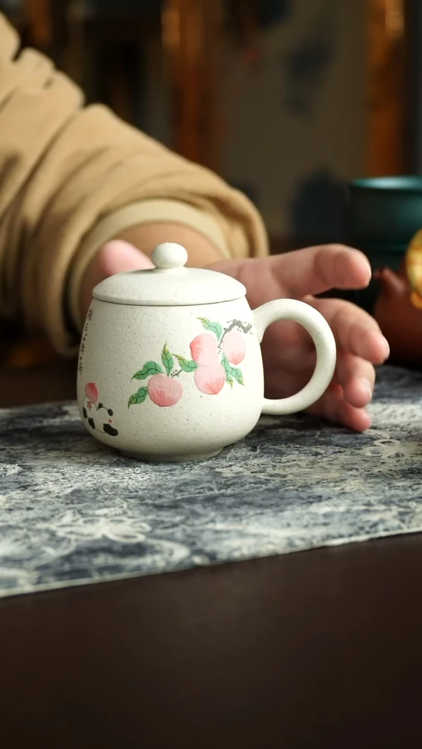 茶杯紫砂30号特惠把杯宜兴紫砂原矿作品
