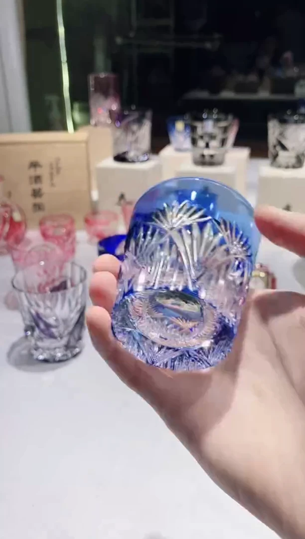 琉璃手工艺品kagami金红微瑕