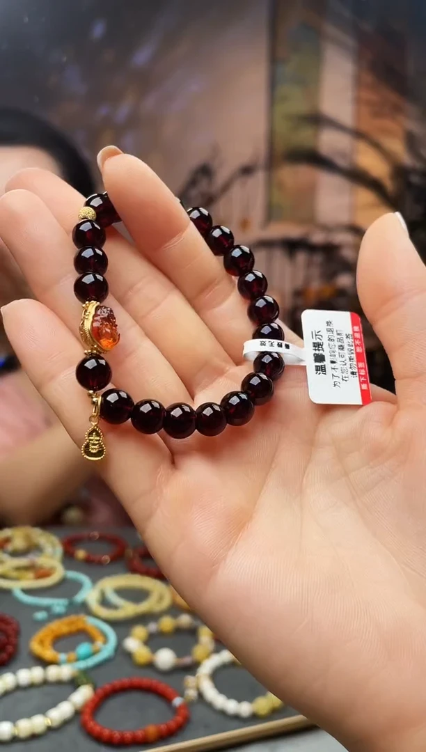 【闪购商品】石榴石手链未镶嵌手链
