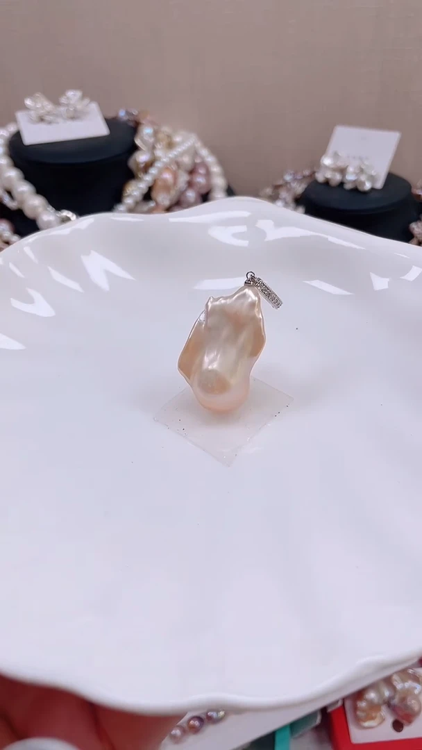 未镶嵌吊坠淡水珍珠【纯恬饰品】