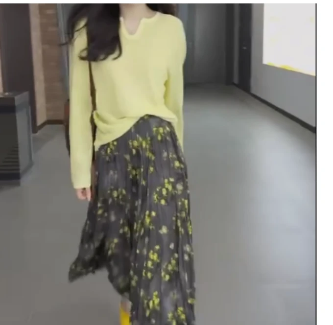 2025春季新款网红同款洋气气质韩版潮流上衣半身裙女子da-1