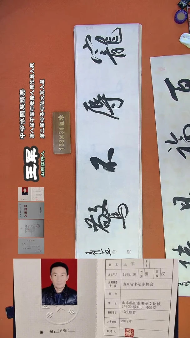 【闪购商品】书法171a王军书法作品