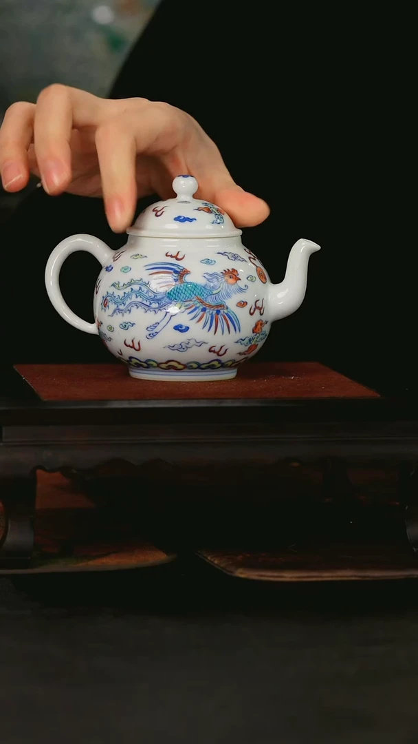 【闪购商品】栗子严选景德镇茶器@@涂杏花