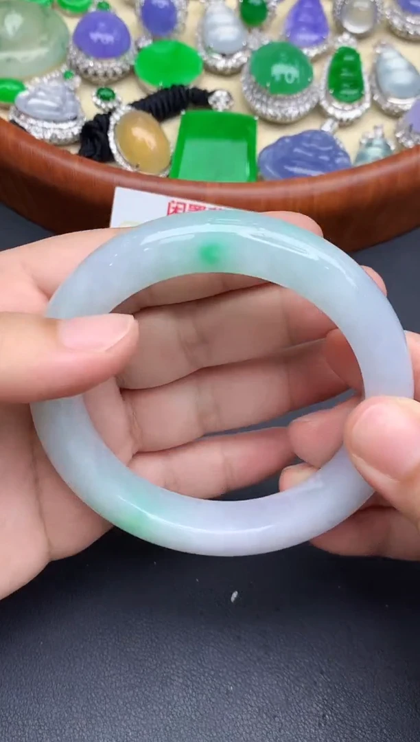 未镶嵌手镯翡翠485-中国好珍宝