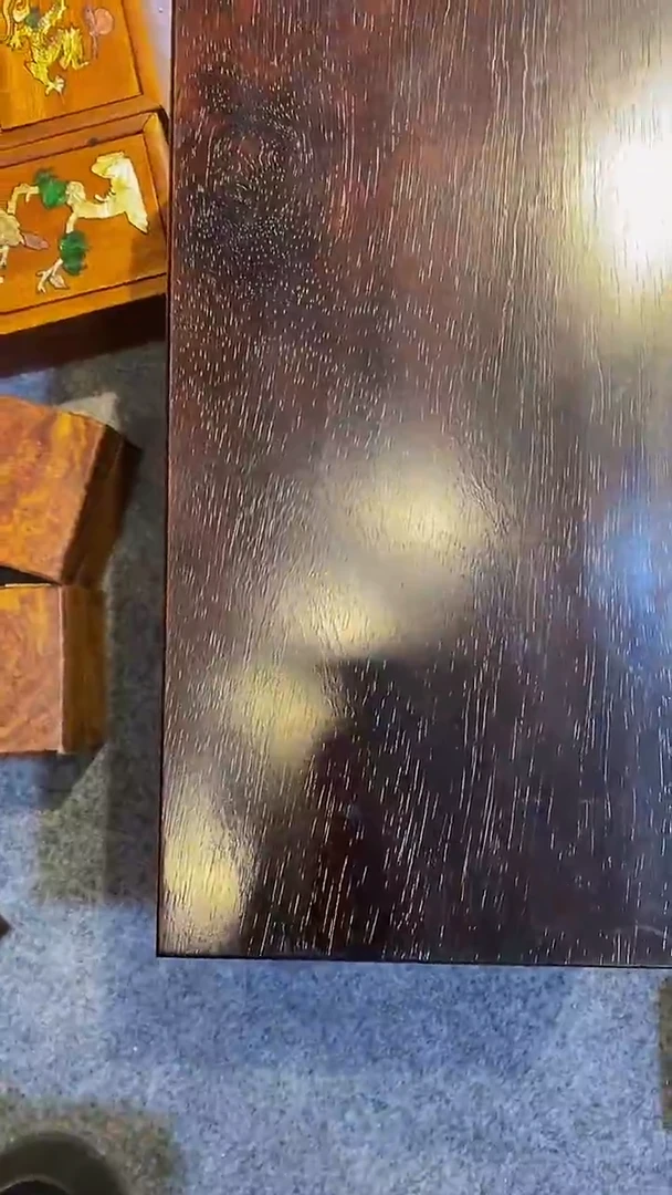 木蘭***，紫檀雕刻一物一拍