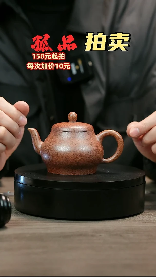 茶壶紫砂空****️H2335赵翠虹天星光素三弯宫灯