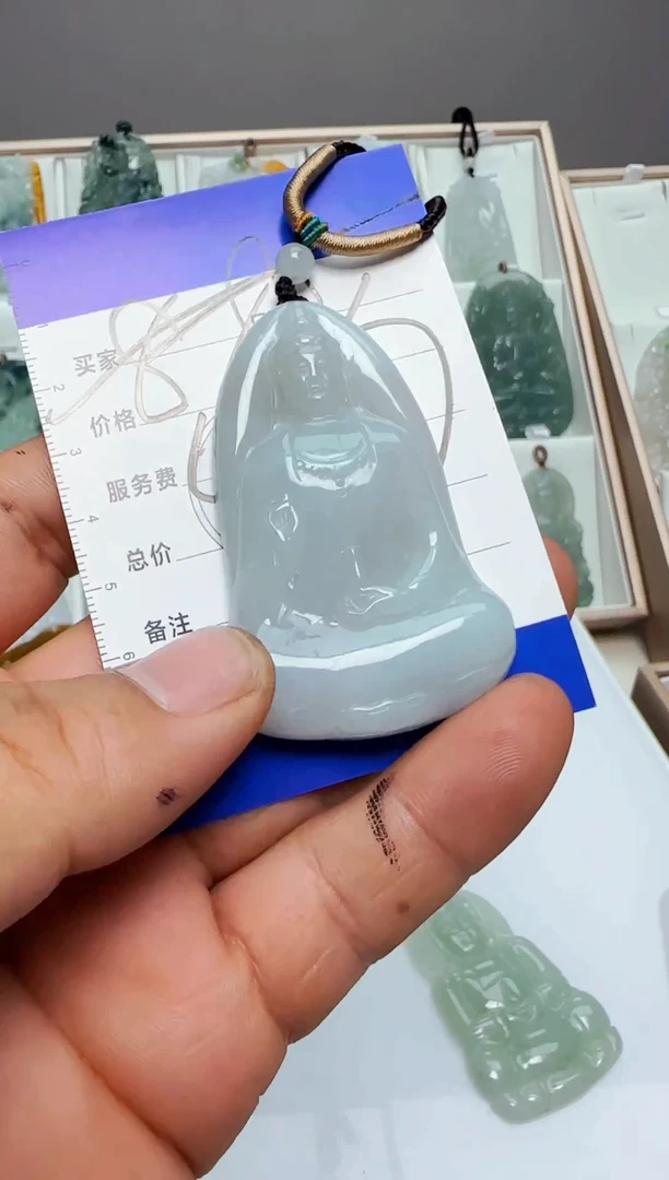 【闪购商品】翡翠颈饰未镶嵌缅甸天然A货翡翠