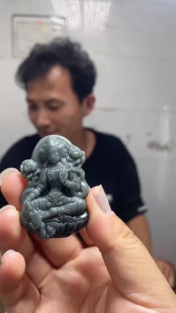 和田玉未镶嵌挂件1