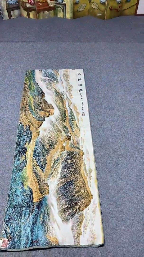 刺绣万里长城654135135131