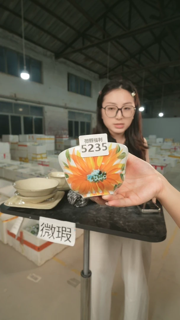 陶瓷景德镇高温釉下手绘陶瓷