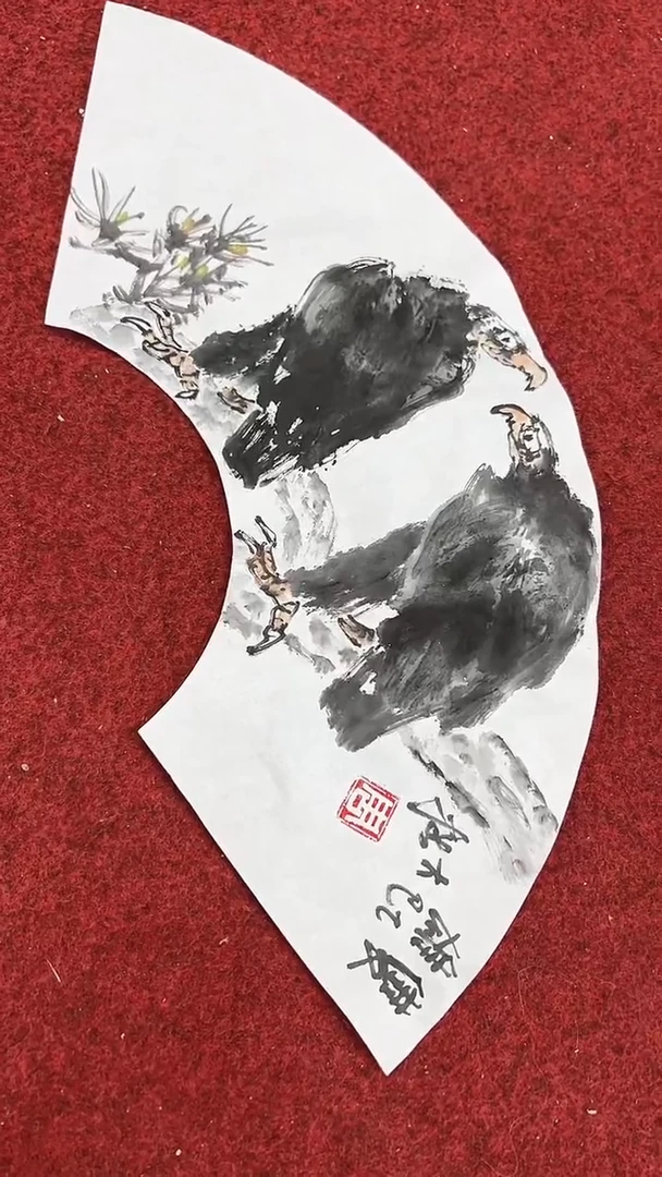 国画周大拙/国画/花鸟