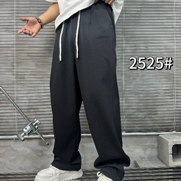 2025春季新款男士百搭抽绳休闲裤时尚卫裤直筒裤2525