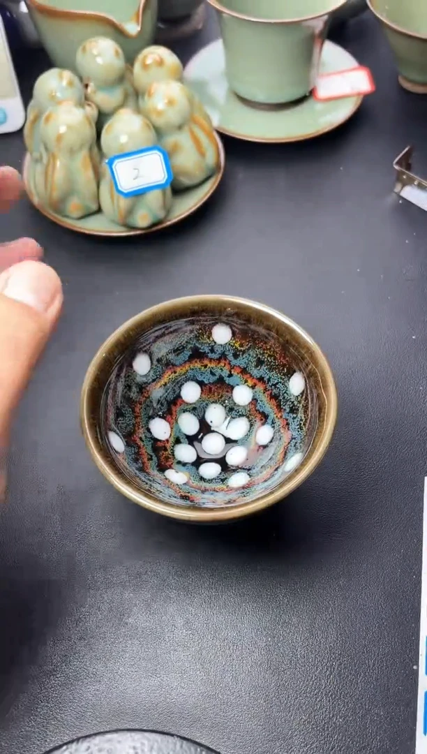 茶盏92叶紫建盏叶紫