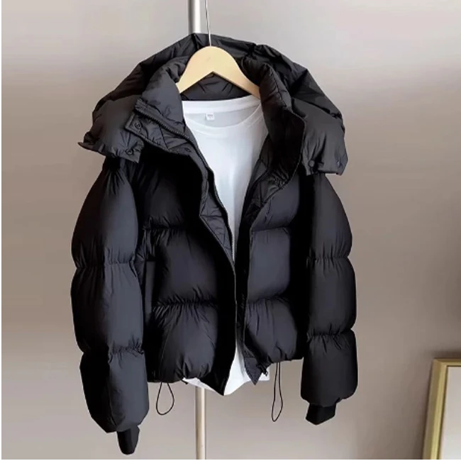 冬季2025新款棉服女短款爆款洋气加厚棉衣面包服外套宽松棉袄外套