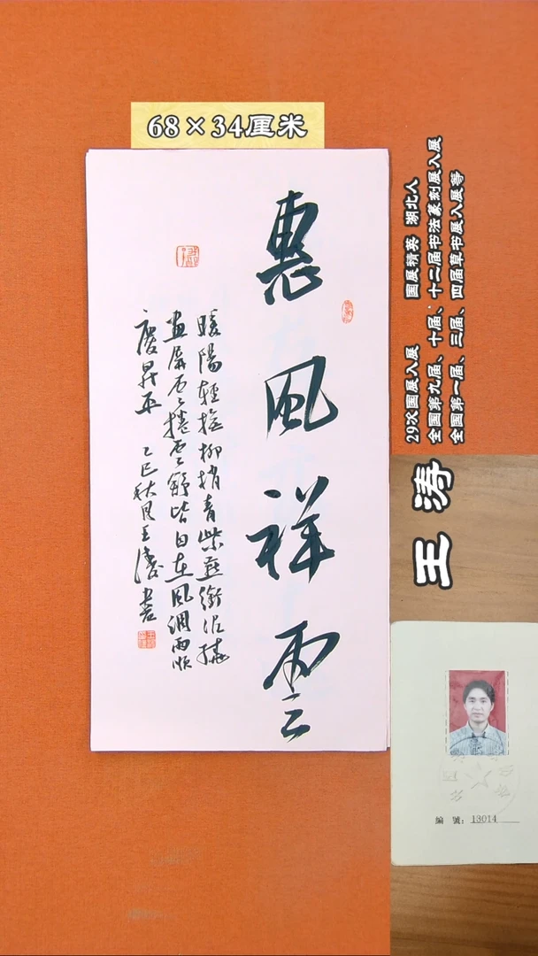 书法23D王涛书法作品