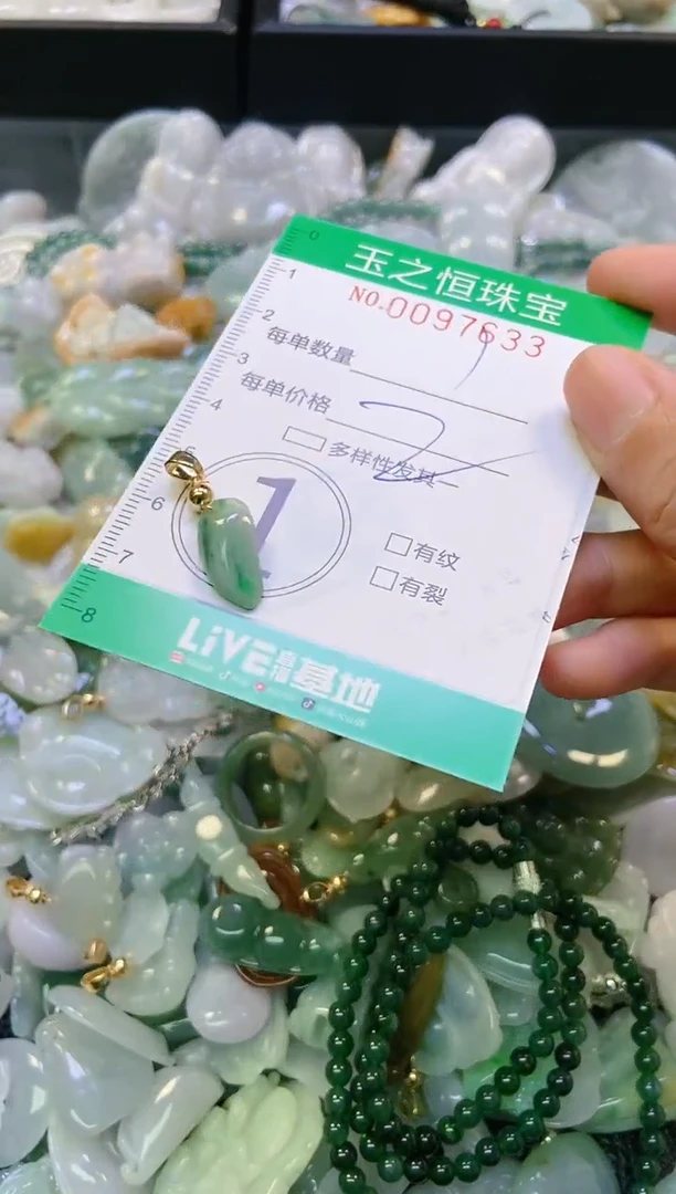 翡翠未镶嵌颈饰闪购0097633
