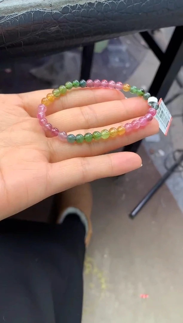 未镶嵌手串碧玺多样性发一条