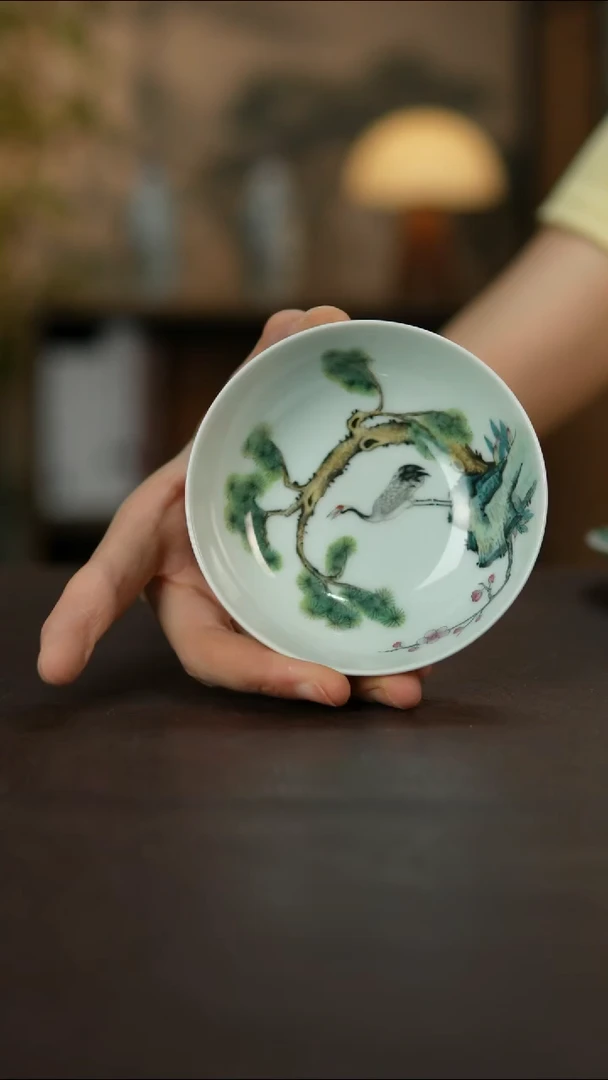 杯景德镇陶瓷杯碗柴烧多人