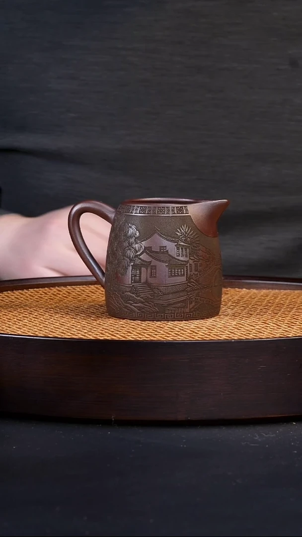 茶杯紫砂宜兴全手工原矿紫砂杯