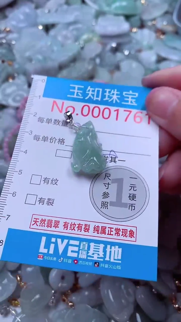 吊坠(不含链)未镶嵌翡翠1761