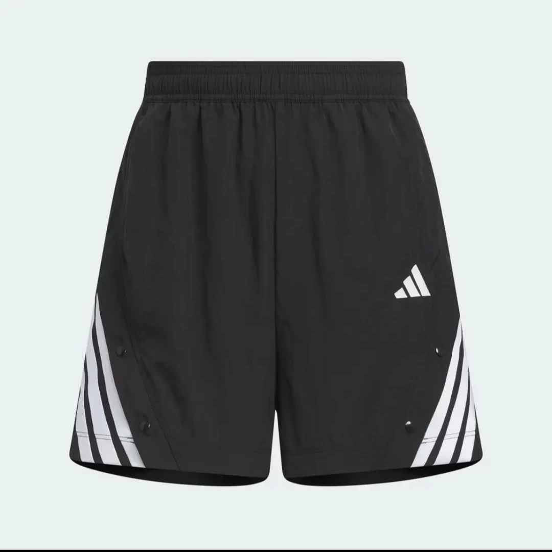 【滔搏联动】阿迪达斯休闲短裤纽扣设计舒适双旦礼梭织短裤KE5852