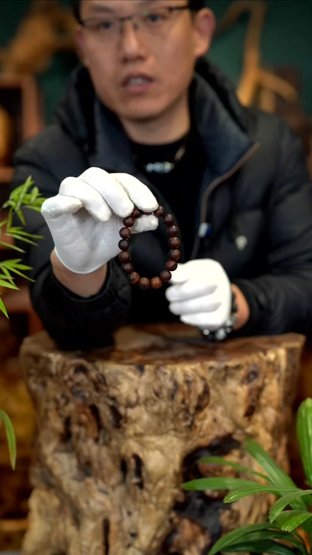 木雷击枣木雷晶手串（1.2）