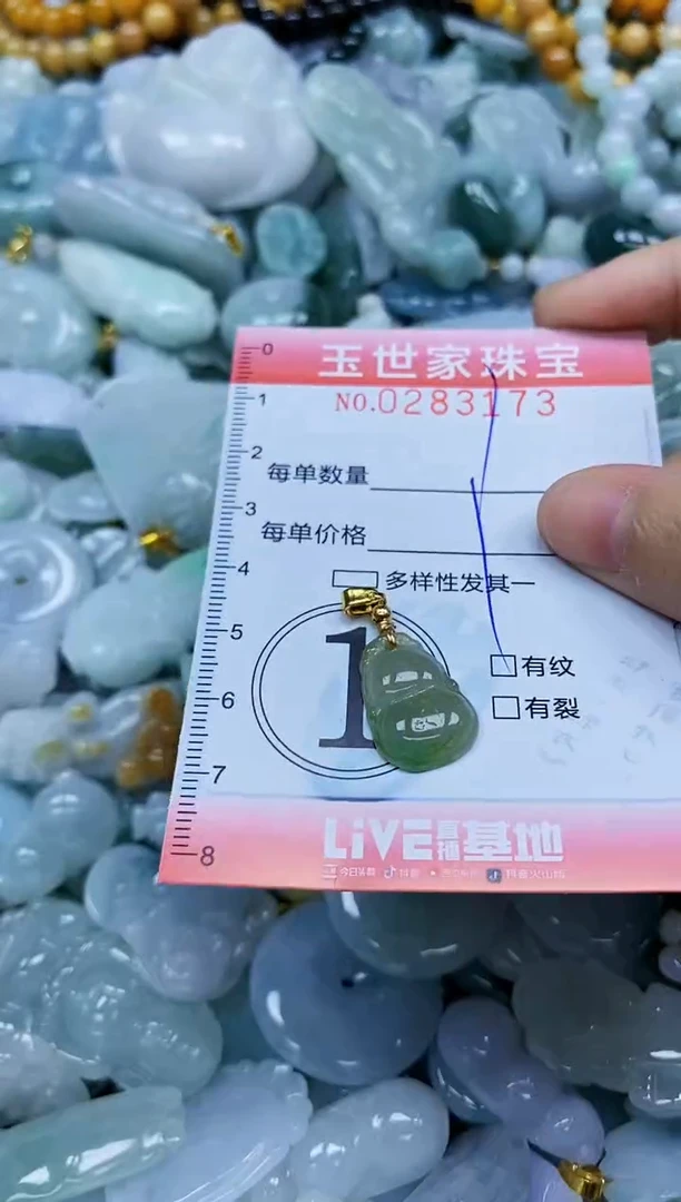 翡翠未镶嵌颈饰闪购0283173