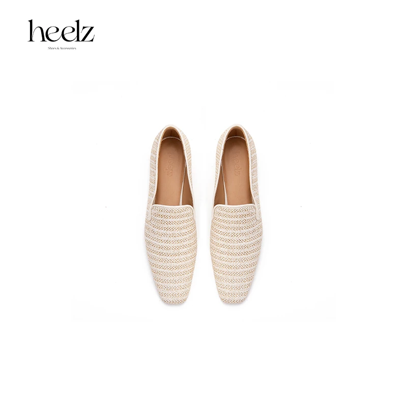 【断码福利】heelz设计师手工鞋履｜拉菲草乐福鞋1公分