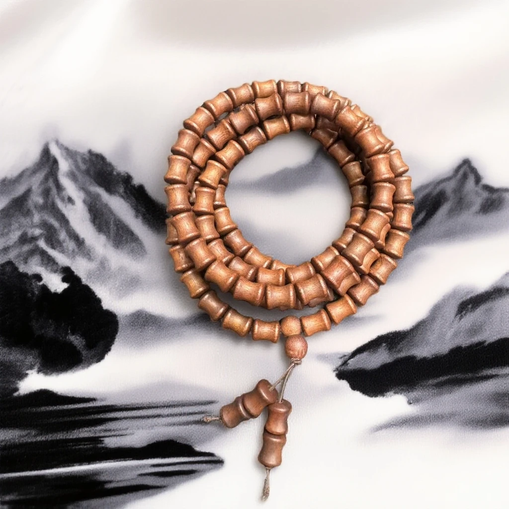 A166越南沉香木串8mm