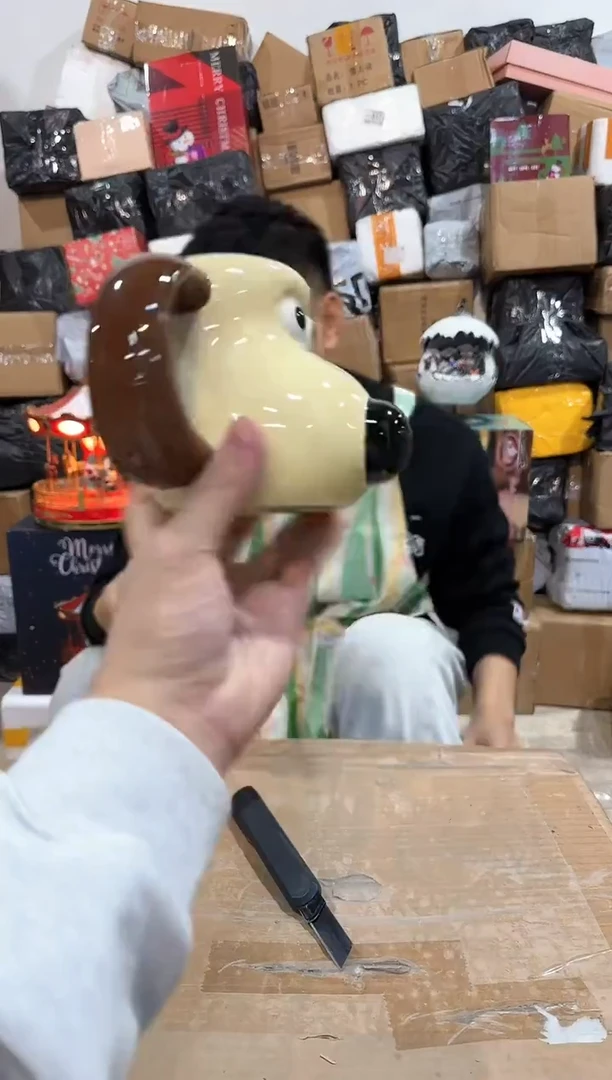 瓷片掌门狗头杯