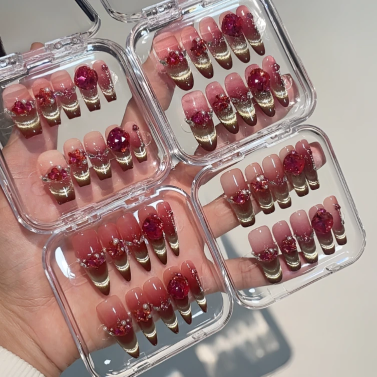 【红豆相思】手工穿戴甲