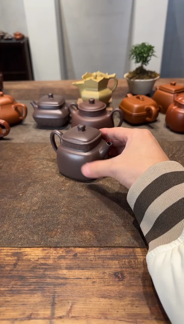 茶壶紫砂錋四方言心