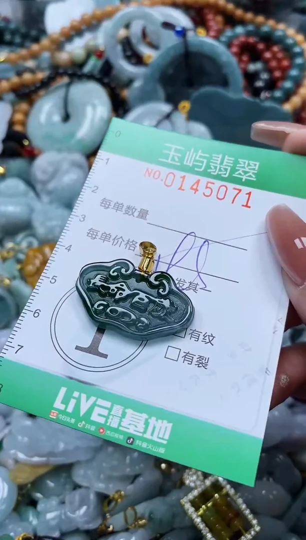 翡翠未镶嵌颈饰闪购0145071多样性发其一