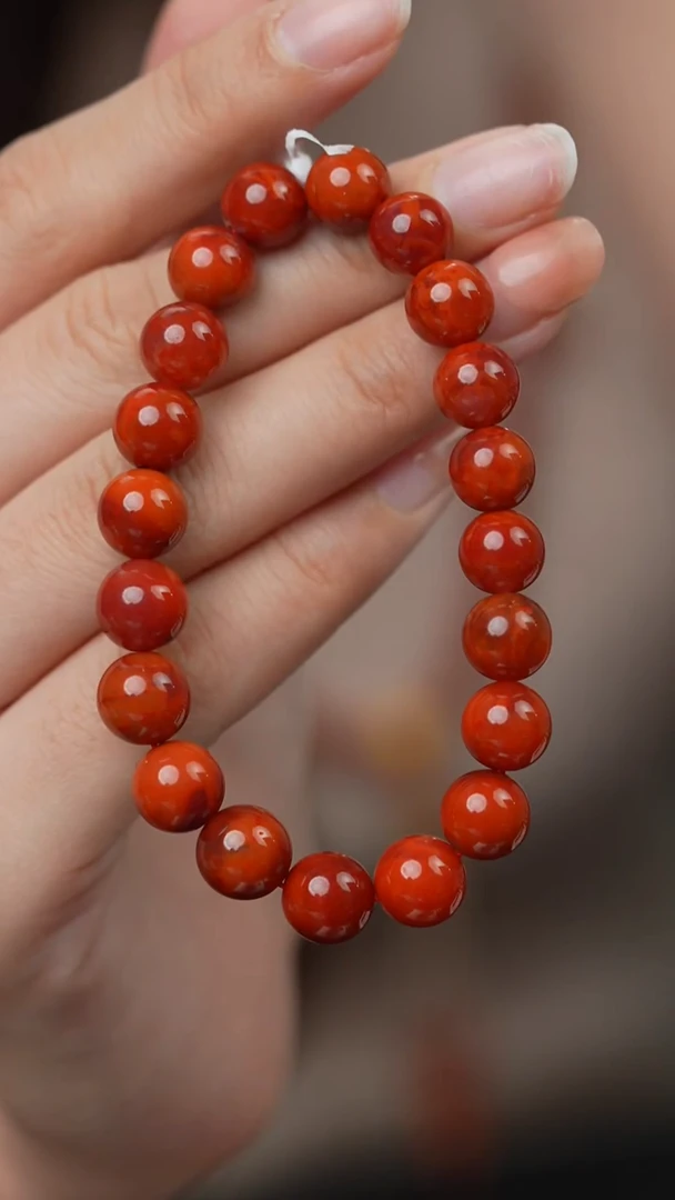 未镶嵌D28(多样性发一件）南红玛瑙单圈