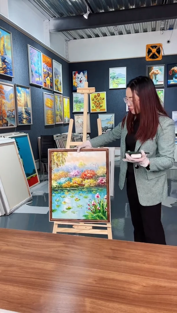 【闪购商品】油画42号 50*60 花-手绘油画