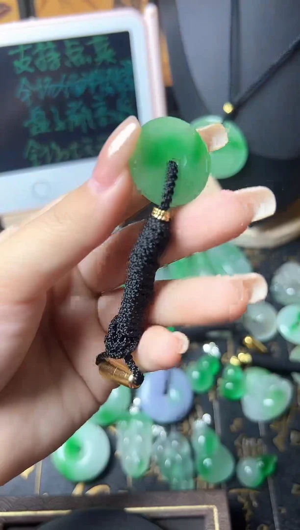 颈饰未镶嵌翡翠所见即所得，一图一物