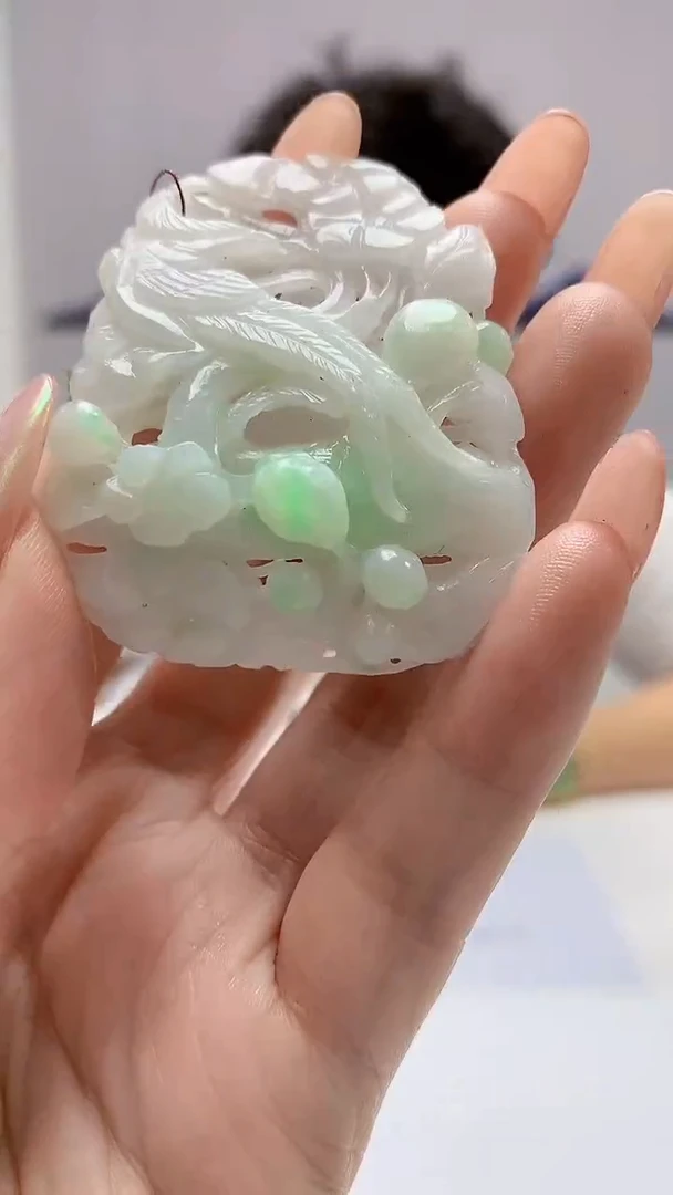 【闪购商品】定制翡翠未镶嵌4688DD-毛货挂件177