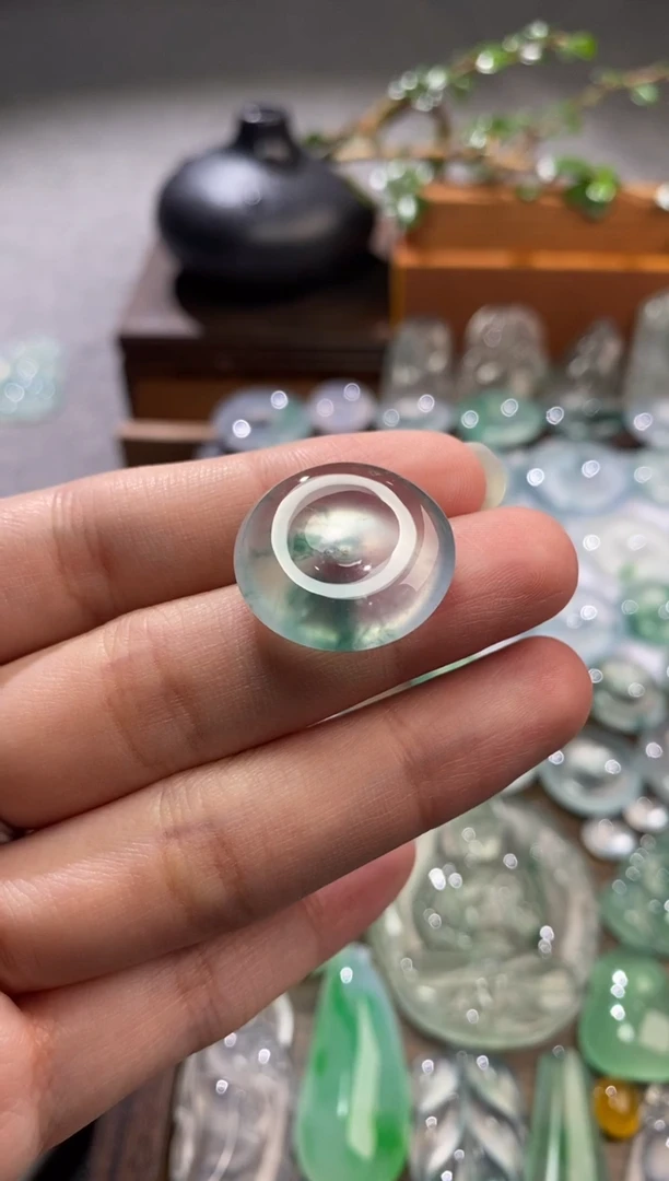 吊坠(不含链)未镶嵌翡翠扣子